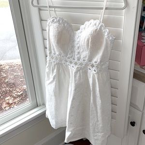 Lilly Pulitzer White Sun Dress with Cutouts